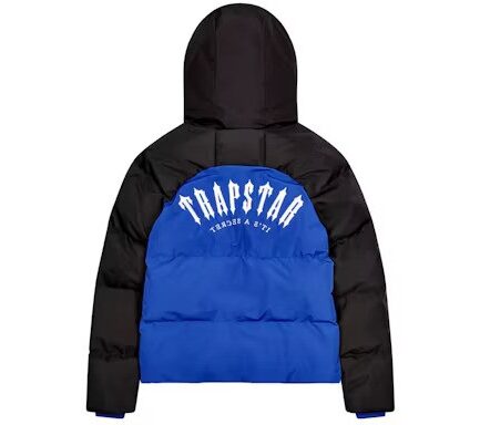 Trapstar Irongate Arch Puffer Jacket (FW23) BlueBlack