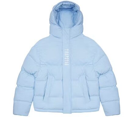 Trapstar Decoded Hooded Puffer 2.0 Ice Blue 1